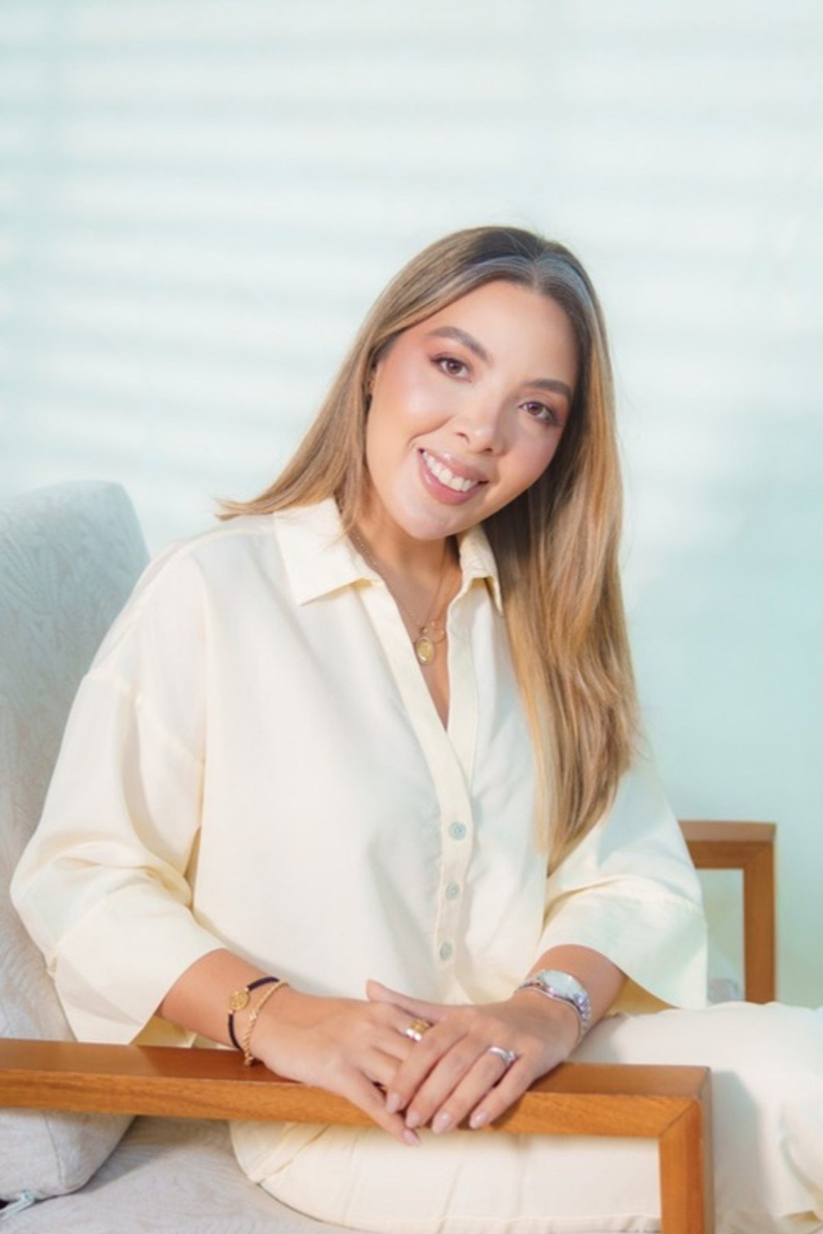 Valentina Díaz, nutricionista, sonriendo
